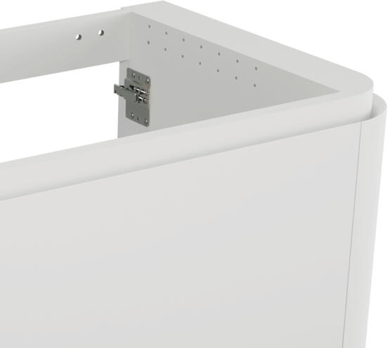 Balmani Moon meuble sous-vasque suspendu 100 x 55 cm blanc mat 2 tiroirs