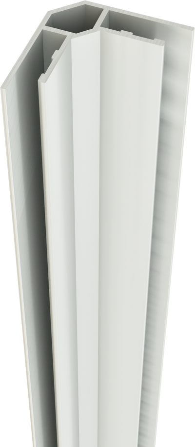 Luca Varess Silk Eckprofil für Duschrückwand