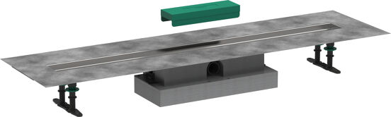 Hansgrohe uBox installatieset voor douchegoten 100cm voor Raindrain Match of Rock