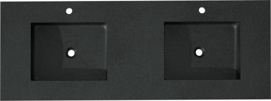 Balmani Tablo Facetta Doppelwaschtisch, Granit poliert, 150 x 55 cm
