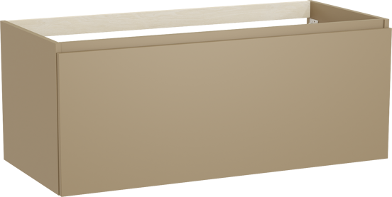 Balmani Sfera zwevende wastafelonderkast 120 x 55 cm Dune 2 lades