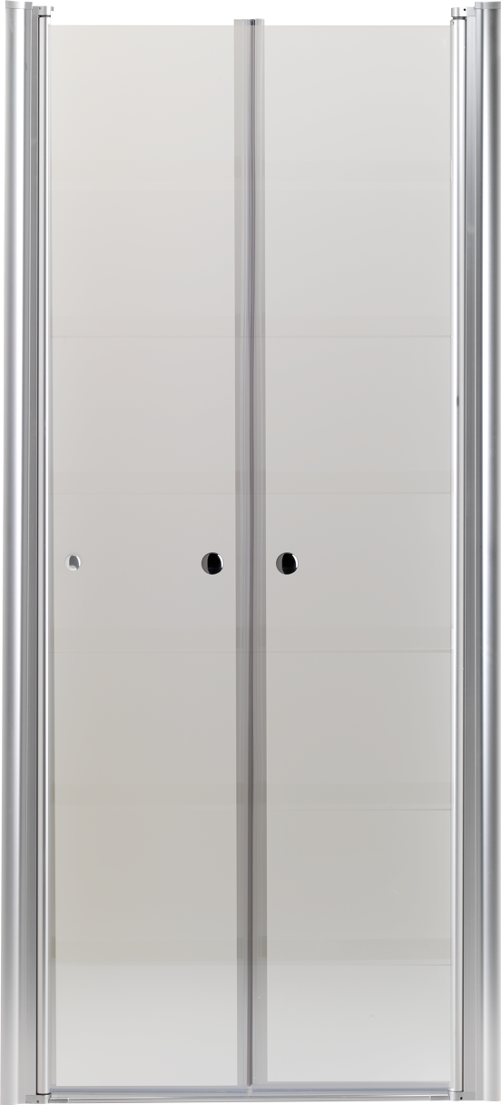 Luca Varess Cyrus douche pendeldeur 80 x 195 cm mat glas mat aluminium profiel