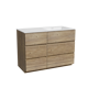 Storke Edge badkamermeubel met Mata wastafel