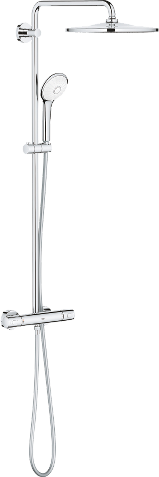 Grohe Euphoria System 310 regendoucheset CoolTouch thermostatische kraan glanzend chroom