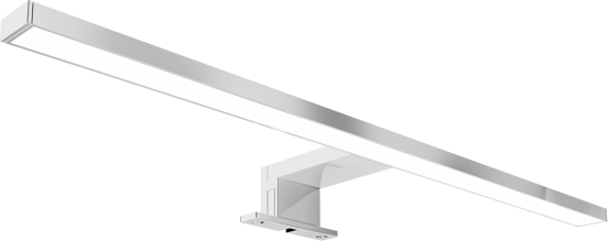 Luca Varess Cubico LED luminaire 50 cm chrome, 4000K