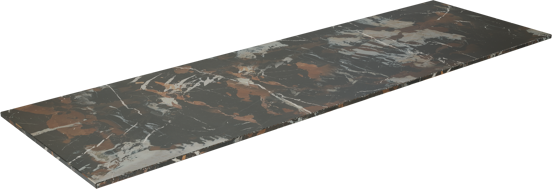 Balmani Stretto tablette simple ou double marbre Portoro Gold 180 x 55 cm