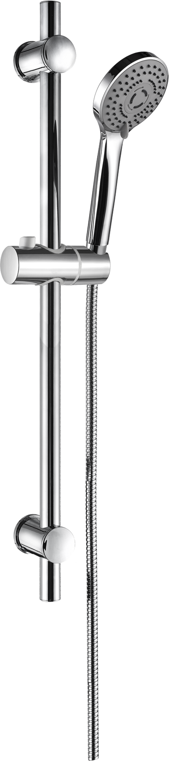 Linie Torus 70 glijstangset ø9,5cm 3 functies chroom