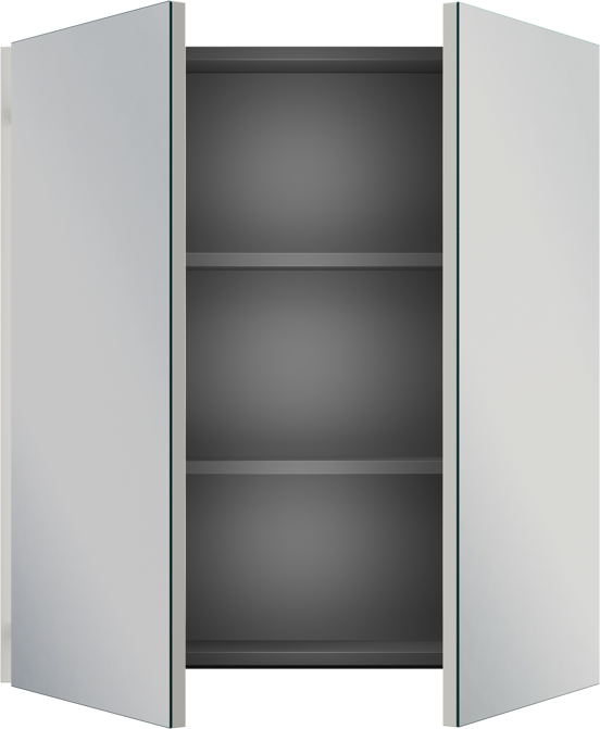 Linie Montro armoire de toilette 70 x 75 cm blanc brillant