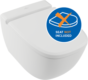 Villeroy & Boch Antheus Hänge WC: Weiß matt, spülrandlos, ohne WC Sitz
