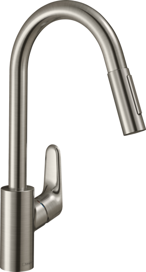 Hansgrohe Focus M41 keukenkraan rvs look