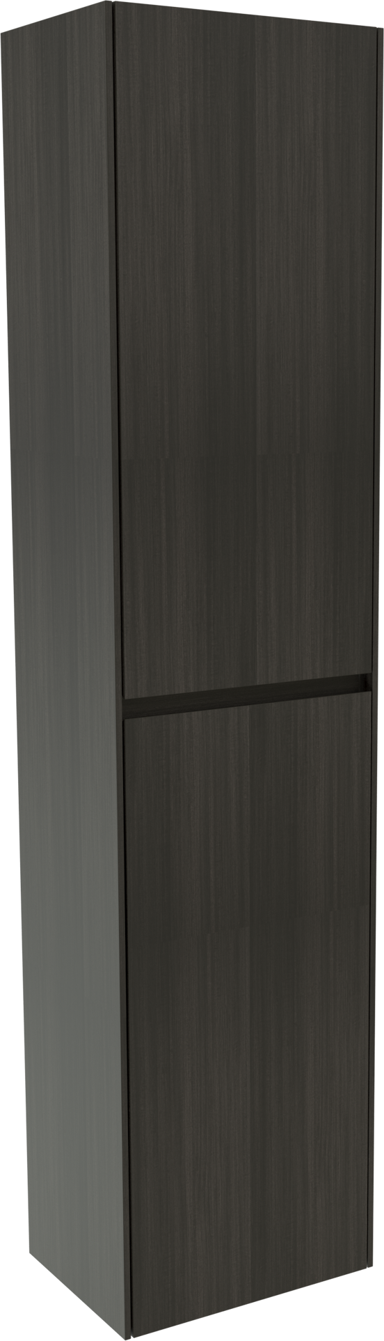 Storke Edge zwevende badkamerkast donkere eik 40 x 30 x 170 cm