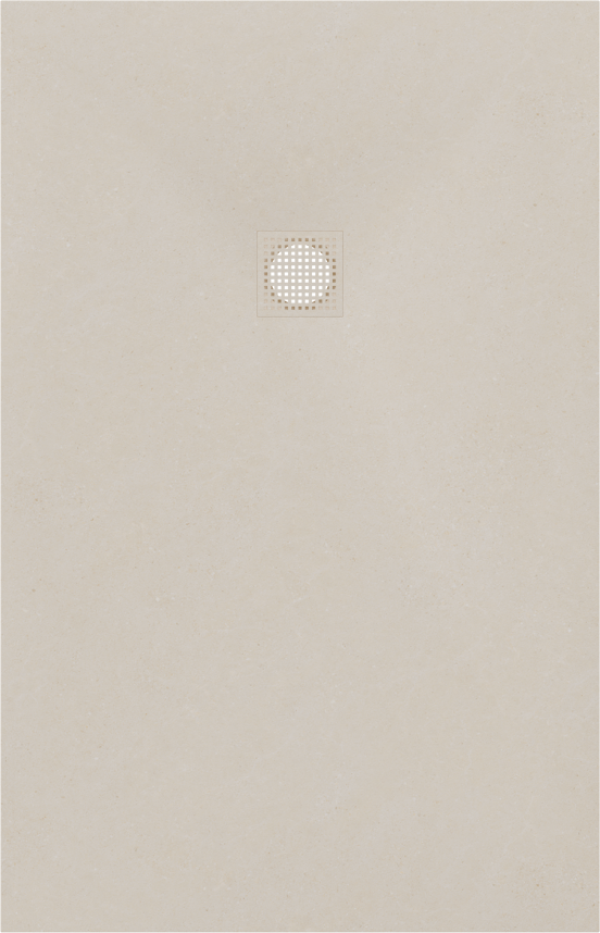 Luca Varess Suite douchebak 140 x 90 cm composietmarmer Dizzy Cream 