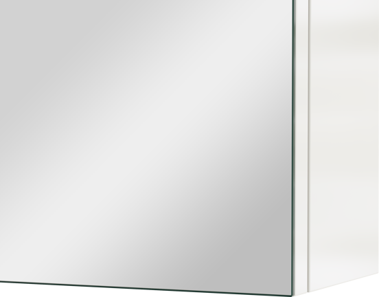 Linie Montro spiegelkast 100 x 75 cm mat wit