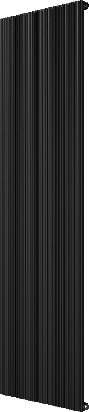 Vipera Mares sèche-serviettes simple 47 x 180 cm chauffage central noir mat raccordements latéral et central possibles 1259W