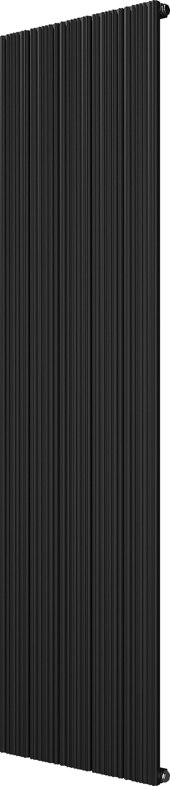 Vipera Mares sèche-serviettes simple 47 x 180 cm chauffage central noir mat raccordements latéral et central possibles 1259W
