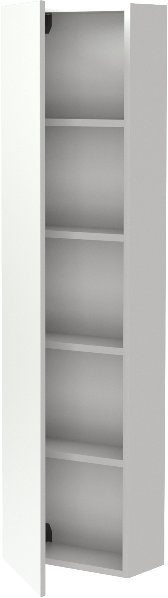 Balmani Mitra Elements/Idra Badhochschrank: Hängend, Weiß matt, 42 x 20 x 150 cm