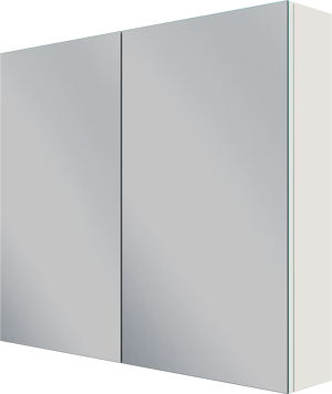 Linie Montro armoire de toilette 90 x 75 cm blanc brillant