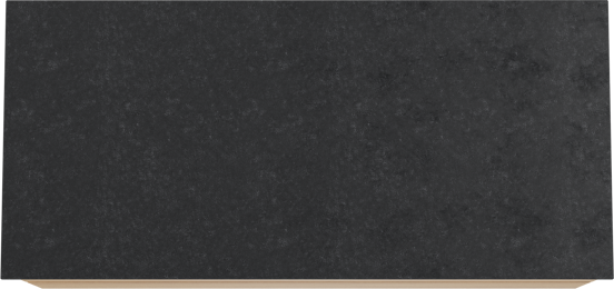 Balmani Mitra meuble salle de bains suspendu 120 x 55 cm chêne naturel avec Stretto tablette simple en granit noir