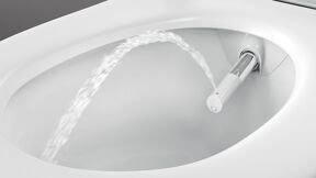 Geberit Aquaclean Sela douche toilet glanzend wit randloos