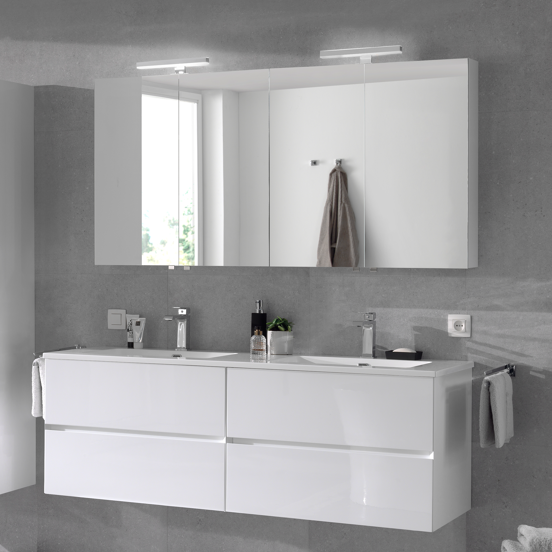 Storke Reflecta spiegelkast 75 x 75 cm glanzend wit