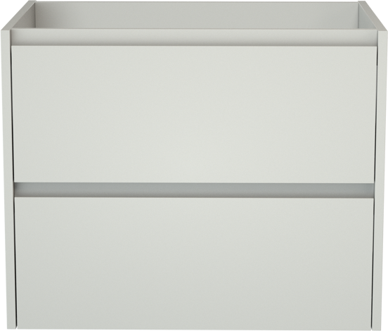 Storke Seda zwevend wastafelonderkast 75 x 52 cm mat wit 2 lades