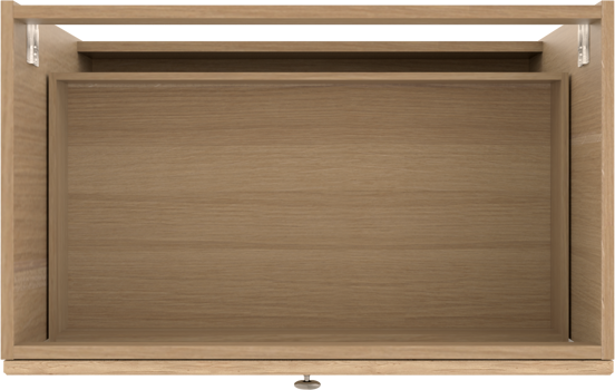 Balmani Lemon meuble sous-vasque a poser 90 x 55 cm chêne vieilli 2 tiroirs