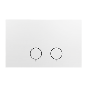 Perola bedieningspaneel mat wit voor UP320 of UP720 inbouwreservoir