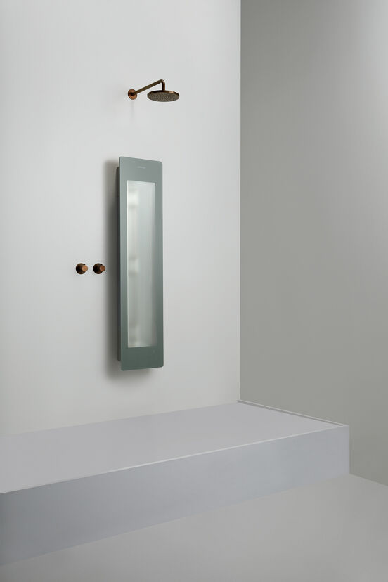 Sunshower Plus M Infrarood en UV Vlakke opbouw organic grey