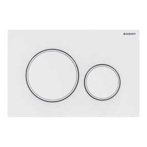 Sigma 20 bedieningspaneel mat wit voor UP320 of UP720 inbouwreservoir