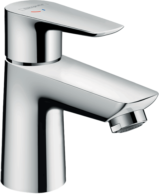 Hansgrohe Talis E80 Niedrige Waschtischarmatur Chrom glänzend