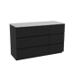 Storke Edge meuble salle de bains avec tablette pour vasques Tavola