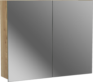 Balmani Lucida spiegelkast 90 x 72 cm ruw eiken
