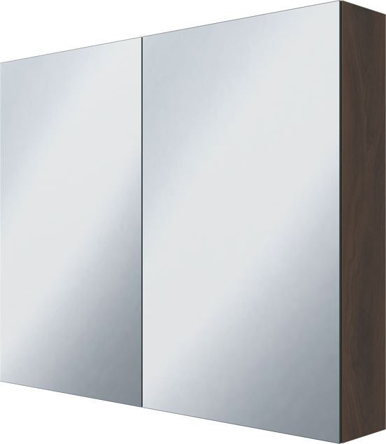 Storke Reflecta spiegelkast 95 x 75 cm notelaar