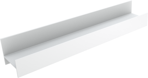 Blaufoss Blackline Tilli étagère murale blanc mat 42 x 8 cm