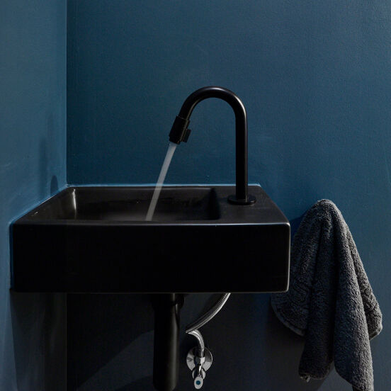 Blaufoss Ottawa Kaltwasserhahn: Schwarz matt