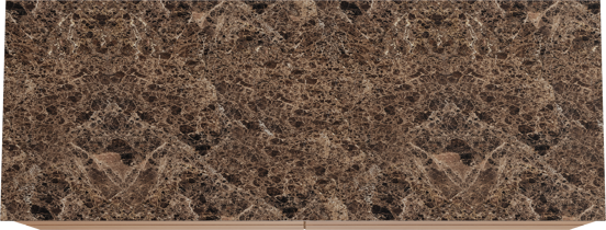 Balmani Mitra meuble salle de bains suspendu 150 x 55 cm teck avec Stretto tablette simple ou double en marbre dark emperador