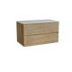 Storke Edge meuble salle de bains avec tablette pour vasques Tavola