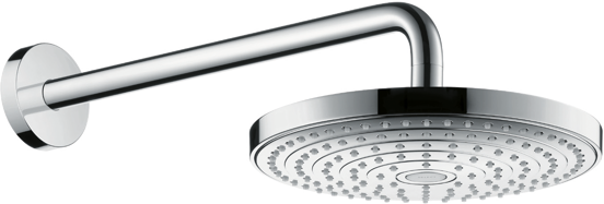 Hansgrohe Raindance Select S 240 ronde regendouchekop met muursteun 24 cm glanzend chroom