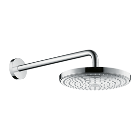 Hansgrohe Raindance Select S 240 ronde regendouchekop met muursteun 24 cm glanzend chroom