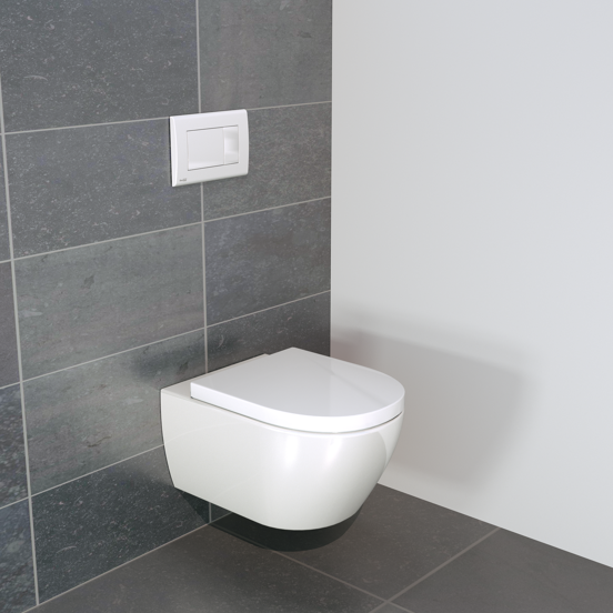 Villeroy & Boch Subway 2.0 Hänge WC: Weiß glänzend, spülrandlos, ohne WC Sitz
