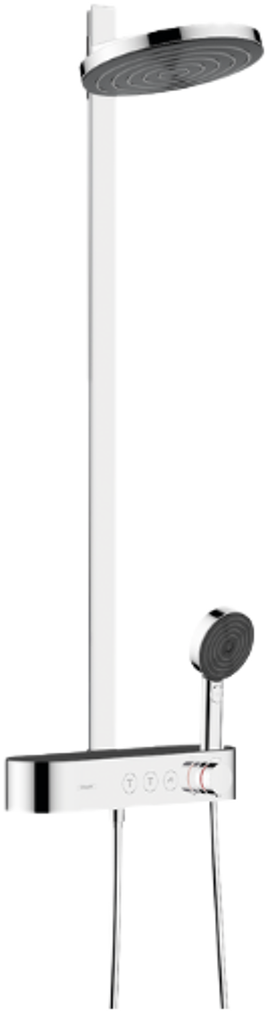 Hansgrohe Pulsify S260 Duschsystem mit Thermostat-Armatur Chrom glänzend
