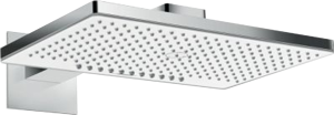 Hansgrohe Rainmaker Select 460 hoofddouche 2 jets met muursteun ø46cm wit/chroom