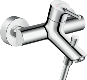 Hansgrohe Talis S Mischarmatur Wandmontage Aufputz Badewannenarmatur chrom glänzend