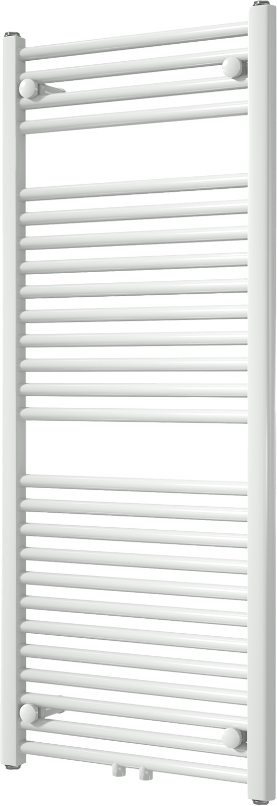 Vipera Kanza einzel Handtuchheizkörper 50 x 120 cm elektrische Heizung weiß glänzend Seiten- und Mittelanschluss 543W, inkl. Widerstand, nicht für Deutschland geeignet