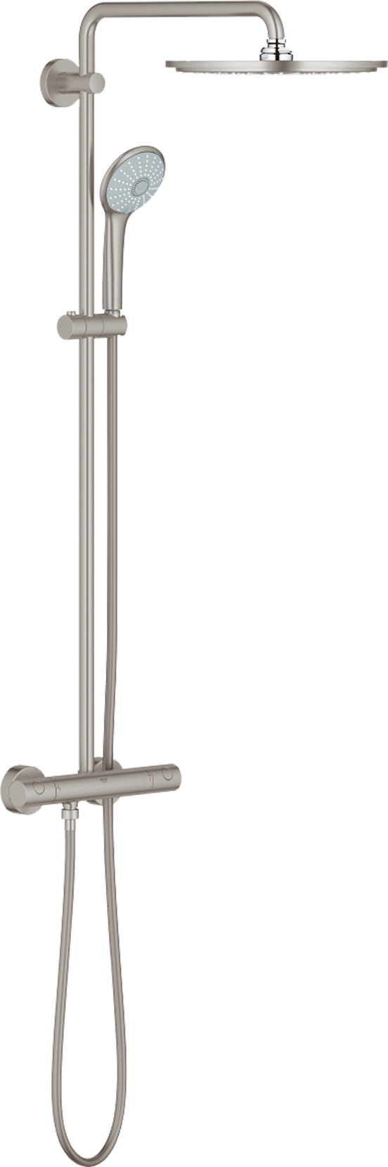 Grohe Euphoria System 310 thermostatische regendoucheset Supersteel