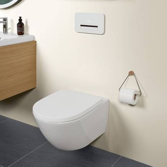 Villeroy & Boch Subway 3.0 hangend toilet hoogglans wit randloos TwistFlush