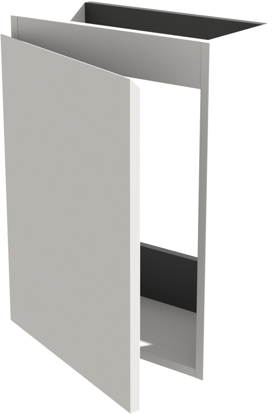 Linie Lado zwevend toiletmeubel 40 x 22 cm mat wit met Vano wastafel in glanzend composiet marmer