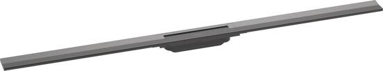Hansgrohe RainDrain Flex Fertigset Duschrinne kürzbar 120cm Brushed Black Chrome