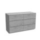 Storke Edge meuble salle de bains avec tablette pour vasques Tavola