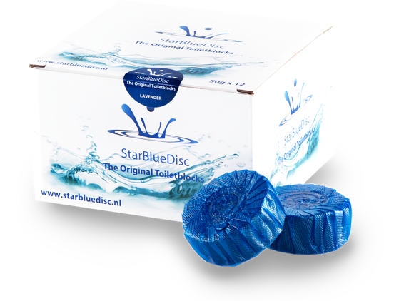 StarBlueDisc toiletblokjes voor Raybro toiletblokhouder